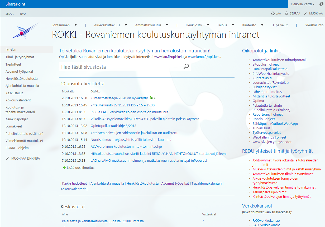 ROKKI Rovaniemen koulutuskuntayhtymän