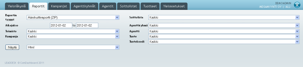 . RAPORTIT. Yleistä Mistä on kysymys? Raportit ja tilastot välilehdellä muodostetaan nimensä mukaisesti erilaisia raportteja ja tilastoja.