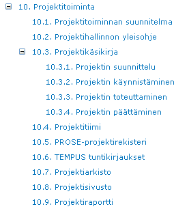 1.1 toiminnan Koulutusyhtymän projektitoimintaa koordinoi ja kehittää projektitiimi ja se raportoi toiminnastaan johtoryhmälle. tiimin kokoonpano vuonna 2013: Harri Lundell (pj.