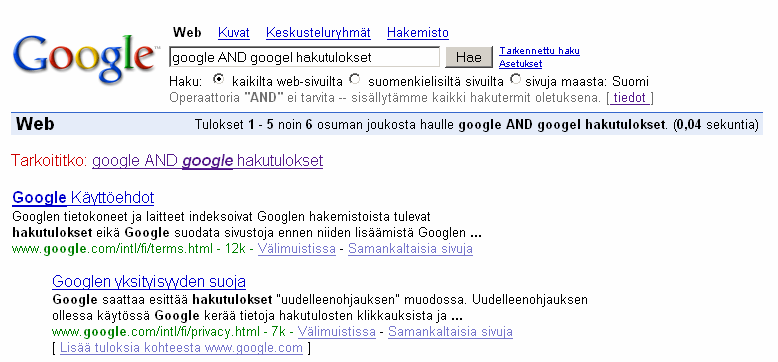 Luku 5 Hakutoiminnot 42 haku on tarpeellinen. Lomakkeiden muokattaville kentille on käytössä valintalistat ja automaattinen täydennys, jotka auttavat tiedon syöttämisessä.