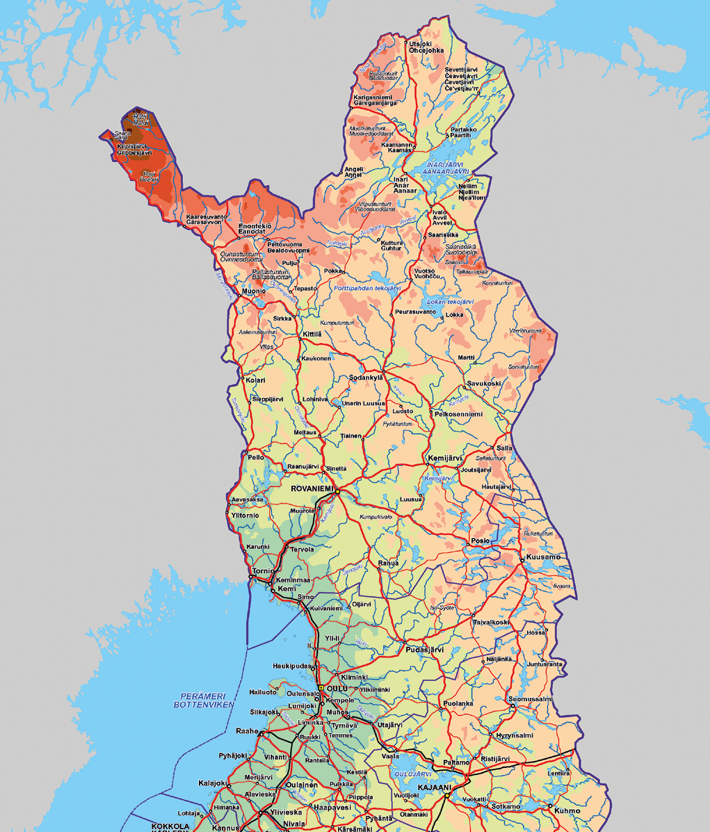 POHJOIS-SUOMEN SF-CARAVAN-alueet KITTILÄ MELLAJÄRVI RYYNÄSENNIEMI KOILLISMAA