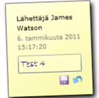 Lokakuu 2012 30 (61) Käyttäjä voi lisätä uusia viestejä Laskun tiedot näytöllä klikkaamalla Viestit-linkkiä, joka löytyy näytön ylälaidasta.