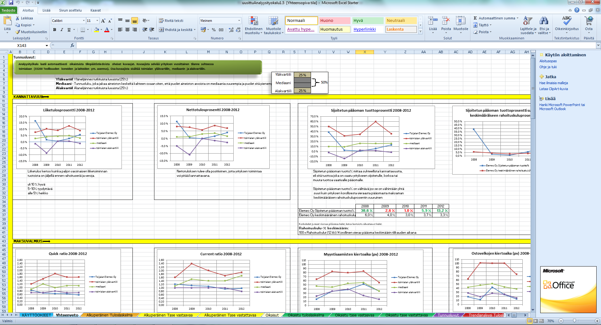 EXCEL-TYÖKALU