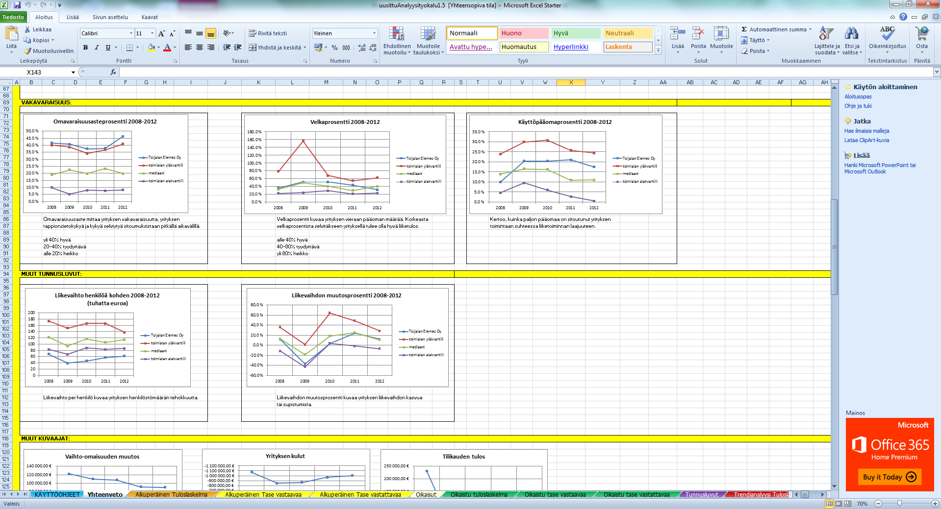 EXCEL-TYÖKALU