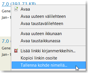 37 Sitten lähdemme hakemaan kännöstiedostoja linkistä translation server. Suomenkielinen käännös löytyy kohdasta Finnish.