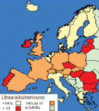 Alkoholi: Varoitusmerkinnät Taustaa Alkoholi on kulutushyödyke, jota on laajasti saatavilla.