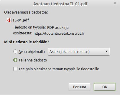 7. Laskun tulostus Klikkaa Tulosta lasku, ilmestyy alla oleva kuvake.