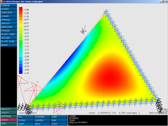 on ANSYS. Ongelmakenttä on niin monimutkainen, että jännitysten laskeminen suljetussa muodossa ei ole mahdollista, vaan ratkaisussa pitää käyttää numeerisia menetelmiä.