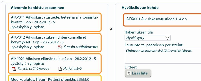 Hakutulosten esittäminen 7.