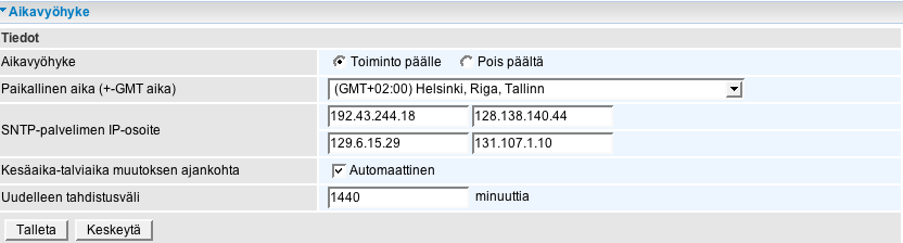 4.4.3.2.2 ADSL-tila Tässä toiminnossa voi muuttaa ADSL-linjan asetuksia sekä tarkastella ADSL-linjan tilaa ADSL-tila: Anna tämän valinnan olla automaattisella asetuksella.