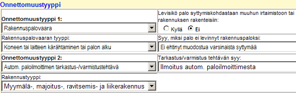 Kirjaaminen Prontoon hälyttävä alue (ryhmä 2, ilmaisin 01.145, huone 507 tms.