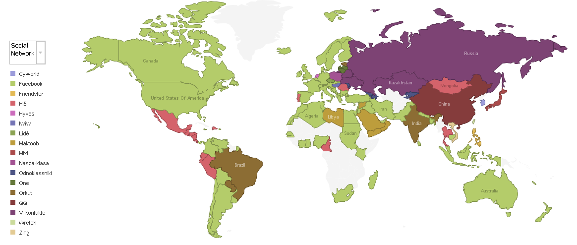 Social Networks in the World LinkedIn 176M Facebook yli 1 Mrd, + muut foorumit Xing - Saksassa 12M RenRen Kiinan Facebook 160M Tianji