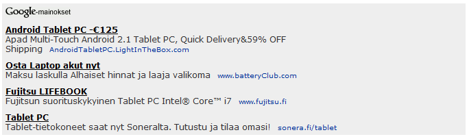 Minkä toiminnon haluat asiakkaiden suorittavan sivustolla. Osta nyt. Soita jo tänään. Ohjaa käyttäjät suoraan tuotesivulle.