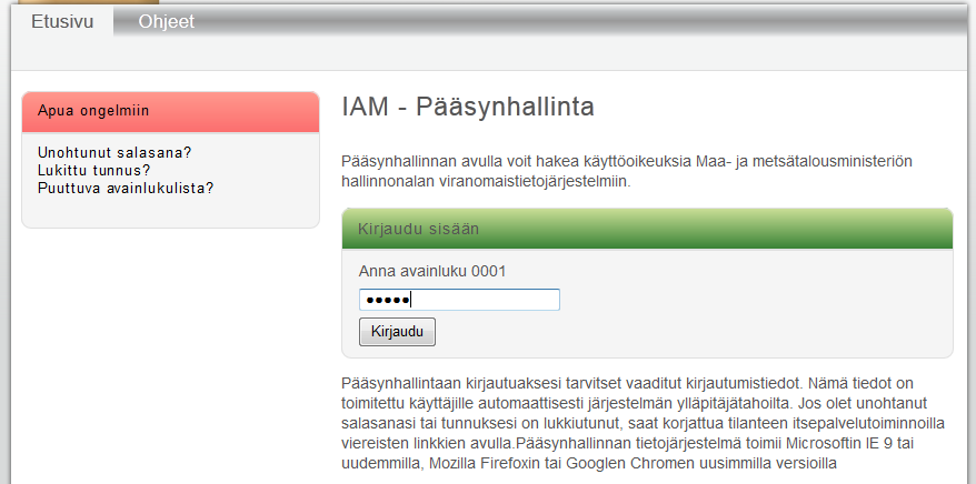 7. Siirry sivulle https://paha.mmmtike.fi.