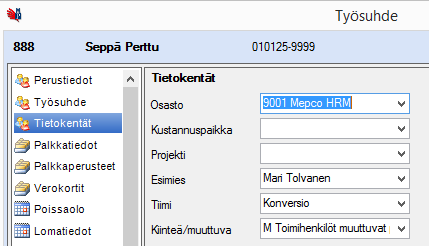 4 (15) Lomakeprosessit Esimiehen esimies Lomakeprosesseissa voidaan nyt määritellä lomakekiertoon lomaketta koskevan henkilön esimiehen esimies.