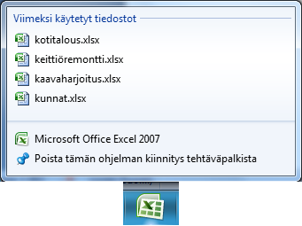 Windows 7 26 (37) Korvausmerkkien käyttäminen Korvausmerkkejä ( jokerimerkkejä ) voidaan käyttää korvaamaan tiedostonimen osaa. Tähti (*) korvaa useita merkkejä tiedoston nimessä. Esimerkki *.docx *.
