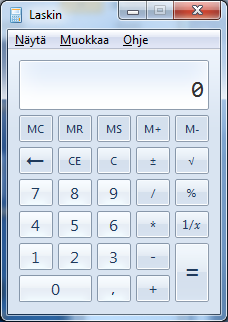 Windows 7 8 (37) Apuohjelmat Windows 7 käyttöjärjestelmän mukana tulee muutamia käyttökelpoisia pieniä apuohjelmia Ohjelmat löytyvät Kaikki ohjelmat valikon Apuohjelmat alavalikosta.