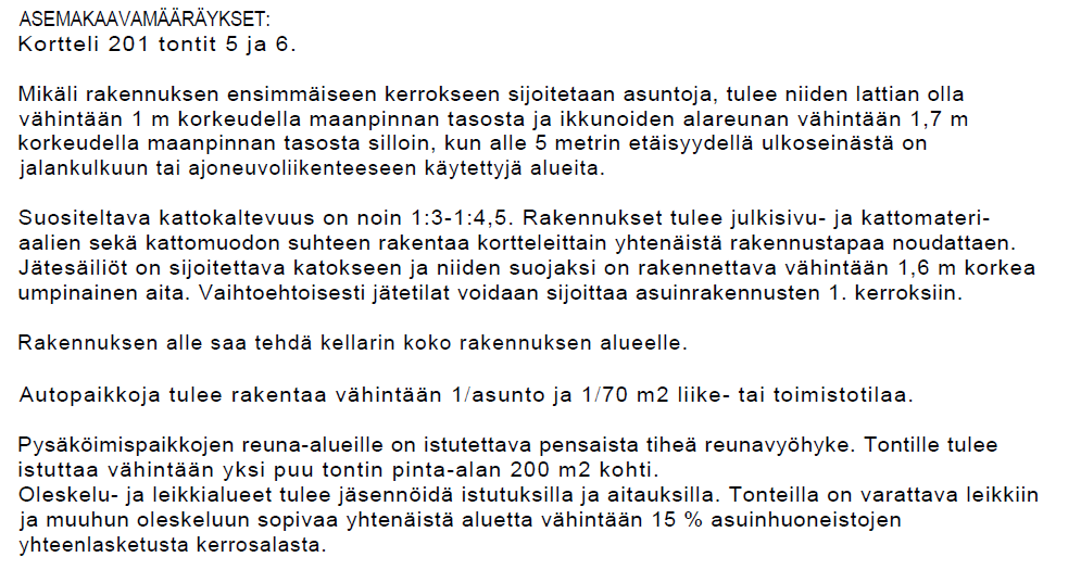 5.4 Kaavan vaikutukset 5.4.1 Vaikutukset rakennettuun ympäristöön ja luonnonympäristöön Asemakaava mahdollistaa uutta asuinkerrostalorakentamista Suomussalmen keskustaan ja nykyinen taajamaympäristö