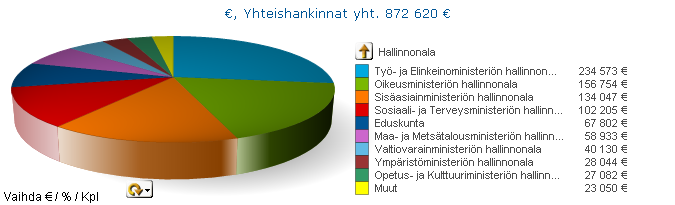 Käännöspalveluiden volyymi 2010