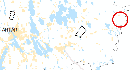 Kaavaluonnos Kaavaehdotus Ehdotusvaiheessa Konttisuon aluerajausta on hieman muutettu (sininen rengas), ja luonnosvaiheen Rengaskankaan alue on poistettu (punainen rengas).