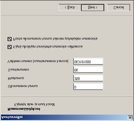 R-Phone käyttöohje 8.4.2005 TJK Tietolaite Oy 7 Kuva 1. Tietokantaominaisuudet.