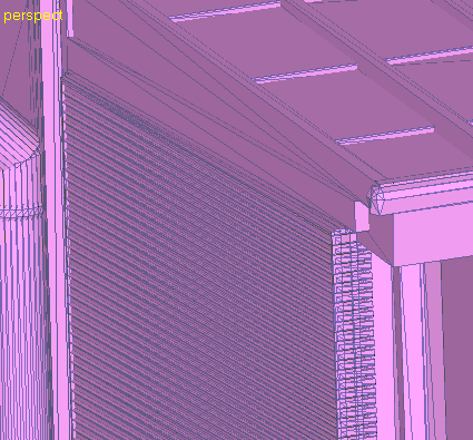 90 (98) Palotikkaat talon seinällä ovat myös liian ohuita 3D-tulostusta varten. Tällä kertaa tikkaat päätettiin liimata talon seinään ja kattoon kiinni.