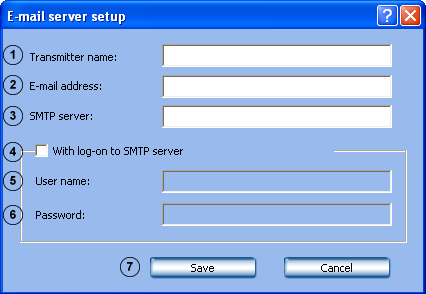 96 fi Oletusasetukset DiBos/DiBos Micro Email Server Setup (sähköpostipalvelimen asetusten määrittäminen) Valitse Hälytyksen muokkaus > Määritä sähköposti -painike.