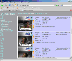Kuva 3. MMS-viestien selaukseen/suunnitteluun tarkoitettu palvelun hallintakäyttöliittymä. 2.