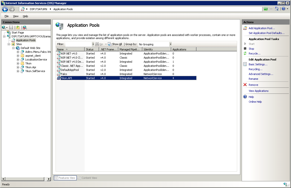Marraskuu 2013 24 (27) 7. Aditro Pankkipalvelut yhteensopiva versio Jos käytössä on Aditro Pankkipalvelut, huomatkaa, että Tikon versio 6.3.1 on yhteensopiva Pankkipalvelut version 1.5.0 kanssa.