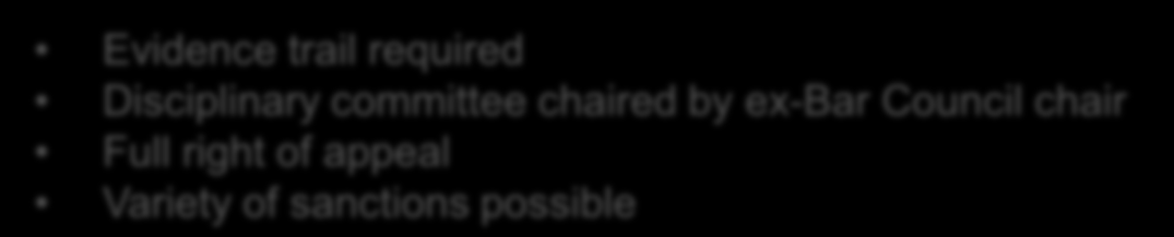 Disciplinary Procedures 2011 2012 2013 Queries received 108 103 105 Complaints processed 8 9 7 Brought to term 1 2 0