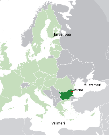 Matka Bulgariaan elokuussa 2013 K immo Alhonsuo tässä. Minä ja vaimoni lähdimme siis kahdeksi viikoksi Bulgariaan, Varnan kaupungin lähellä sijaitsevalle Kultarannikolle elokuun lopulla.