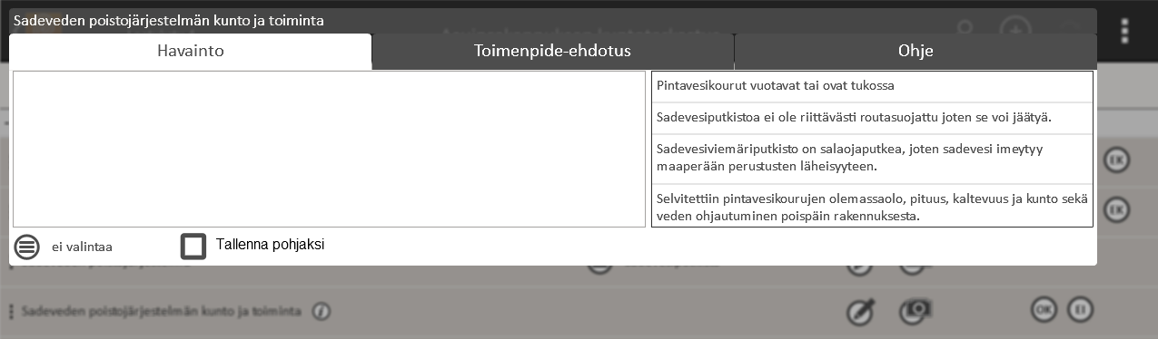 ohjeteksti. Teksti voidaan myös valita oikeassa reunassa esitetyistä vaihtoehdoista. Myös useampia tekstejä voidaa valita ja tekstiä on mahdollista vielä editoida.