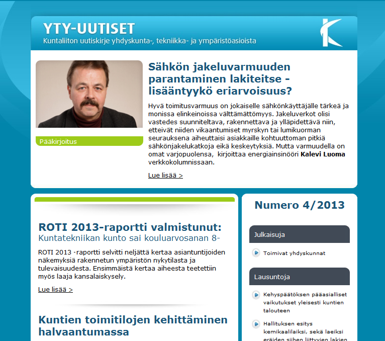 Maksuton Tilataan omaan sähköpostiin Ajankohtaisia koosteita Kunnat.netin ja Kommunerna.