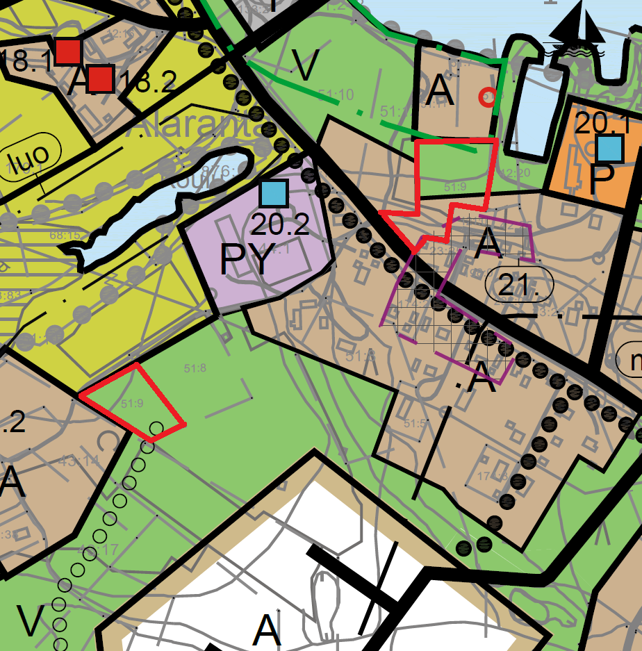 25 (54). Kaavoittajan vastine: Tila 4:55 koostuu kahdesta osasta.