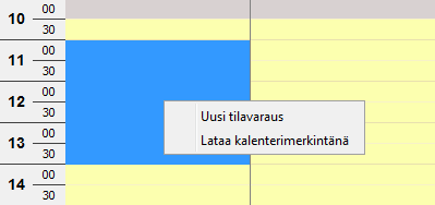 2.2 Päivän varaukset -näkymä Päivän varaukset -näkymässä voidaan selata päivä-, toimitalo-, huoneryhmä-, huoneet sekä varustekohtaisesti tilojen tietoja, niiden varaustilanteita, tehdä tilavarauksia