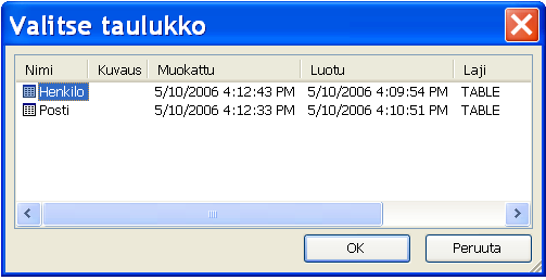 Tietueiden lajittelu Ms Word 2003 Kentän vasemmalla puolella olevan nuolipainikkeen kautta saa näkyviin valikon, josta voi määrittää ehtoja yhdistettäville tiedoille.