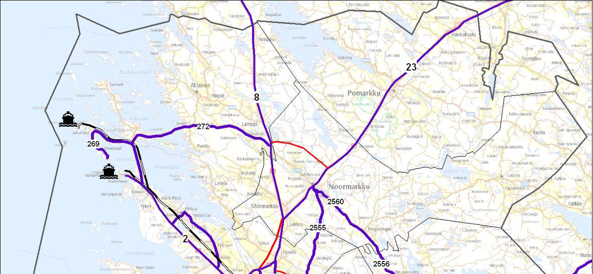 PORIN SEUDUN LIIKENNEJÄRJESTELMÄSUUNNITELMA 43 PORIN SEUDULLA 2025 7 PORIN SEUDULLA 2025 7.