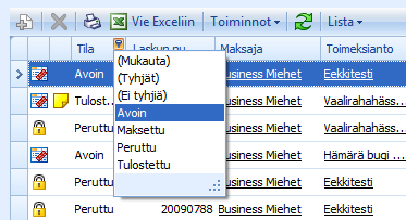 CSI Professional 2.0 Käyttöohje 20 (/129) Voit myös lisätä omia hakuehtoja täysin vapaasti, kun näkymän alalaitaan ilmestyy tarvittavat painikkeet. Painikkeet ilmestyväti esim.