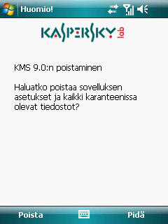 K Ä Y T T Ä J Ä N O P A S Jos haluat poistaa sovelluksen kokonaan, paina Poista. Kuva 72: Sovelluksen asetusten poisto 5. Suorita sovelluksen asennuksen poisto käynnistämällä laite uudelleen.