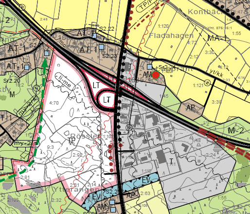 Kaavaehdotuksessa valtaosalla alueesta on T-merkintä (teollisuus- ja varastoalue), ja osalla kiinteistöstä RN:o