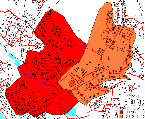 27 KUVIO 16. Vuoto l/s/km kirjaston ja Citymarketin mittausalueet TAULUKKO 6.