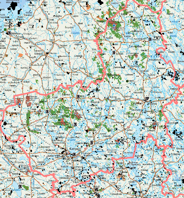 Sisä-Suomen puistoalue Kahdeksan kansallispuiston kokonaisuus esittelee Suomenselän metsä- ja suoluontoa sekä Päijänteen vuorimaata Neljä luonnon virkistyskäytön ja