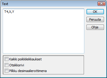 8.3 Uuden formaatinmuuntimen määrittely Kun lisätään uusi muunnin, riittää yleensä Funktion valinta listalta (esimerkiksi Dwg2) ja kuittaus OK:lla.