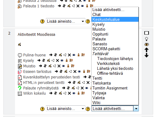 79 2.. 3.. 4.. 7.2 Keskustelualue Keskustelualueissa osallistuja lähettää alueelle viestin, jonka muut voivat lukea ja johon he voivat vastata.