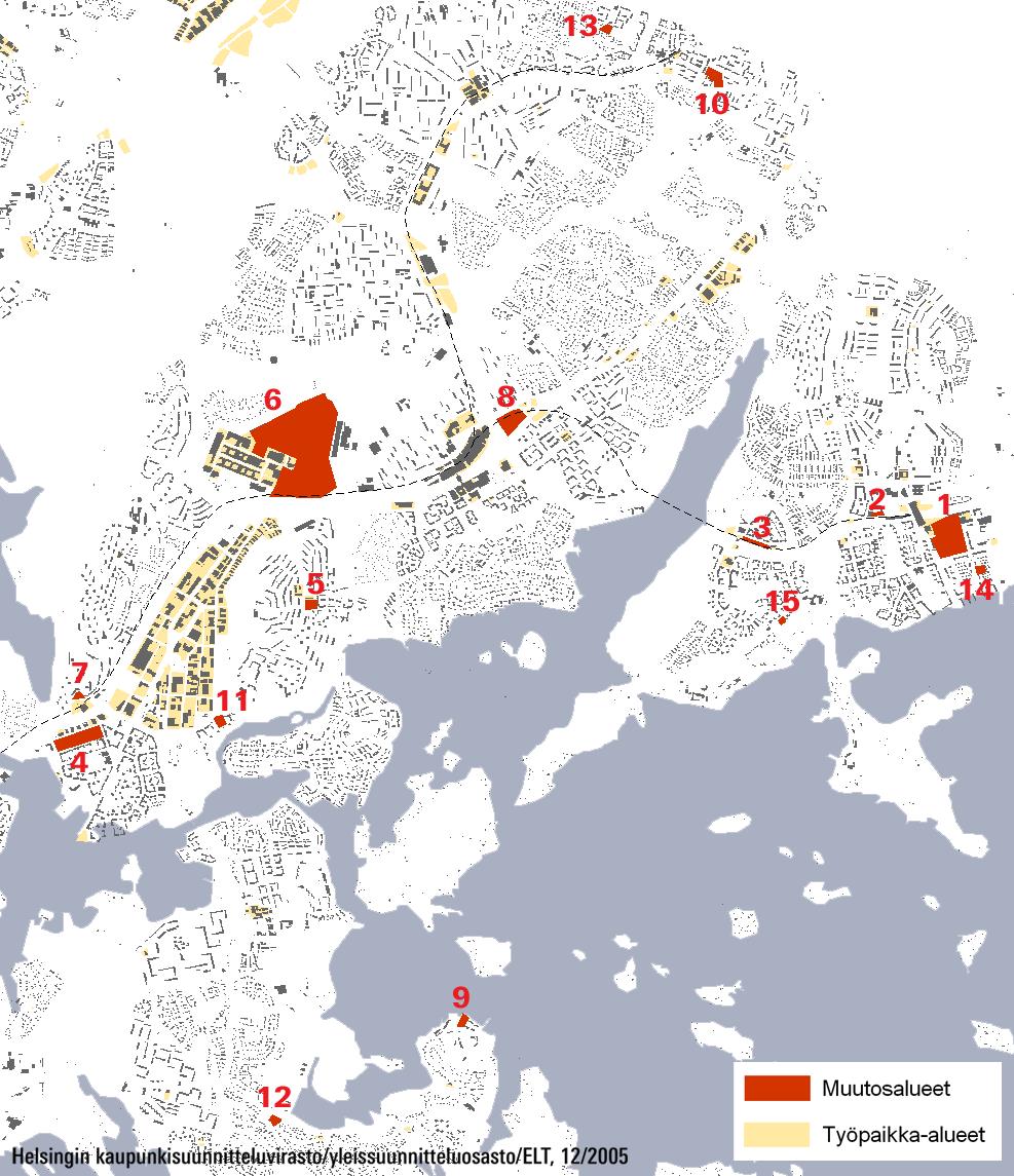 Itäinen ja kaakkoinen Helsinki Itäisen Helsingin alueellisesti ja kaupunkirakenteellisesti merkittävimpiä muutoskohteita ovat Roihupellon työpaikka-alueen muutos sekä Vuosaaren paahtimokorttelin alue.