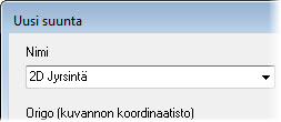 46 MASTERCAM X8/ Aiemmin luotujen ratojen päivitys 10 Valitse tilariviltä Työkoordinaatisto, Työkoordinaatisto geometrialla. 11 Valitse kuvassa näkyvät suorat numerojärjestyksessä.