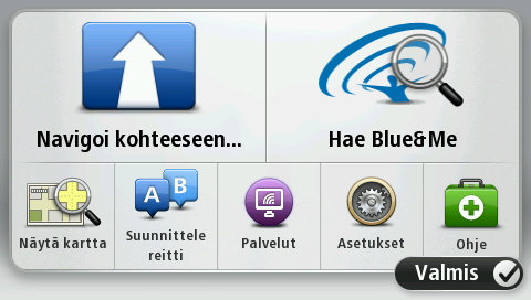 Laiteparin muodostaminen ja yhdistäminen Blue&Me-TomTom 2 -navigaattori ja auton Blue&Me-sovellus ovat yhteydessä toisiinsa Bluetooth-yhteydellä.