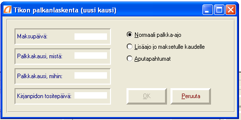 55 (68) Työntekijän numeroksi annetaan seuraava vapaa numero ja työntekijän tiedot sekä verokortin tiedot täytetään oikeisiin kenttiin.