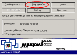 Seuraavaksi ruudulla on viereinen kuva. Ylimmässä laatikossa näkyy auki oleva käyttäjätunnus sekä domain johon tunnus on kirjattu sisään.