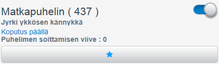 Elisa Oyj 29 (54) Puheluiden koputus (päällä > sininen pohja kytkimessä, pois > harmaa pohja kytkimessä) Näytettävä numero Voita muokata näytettävän numeron asetuksia valitsemalla painikkeen, jossa